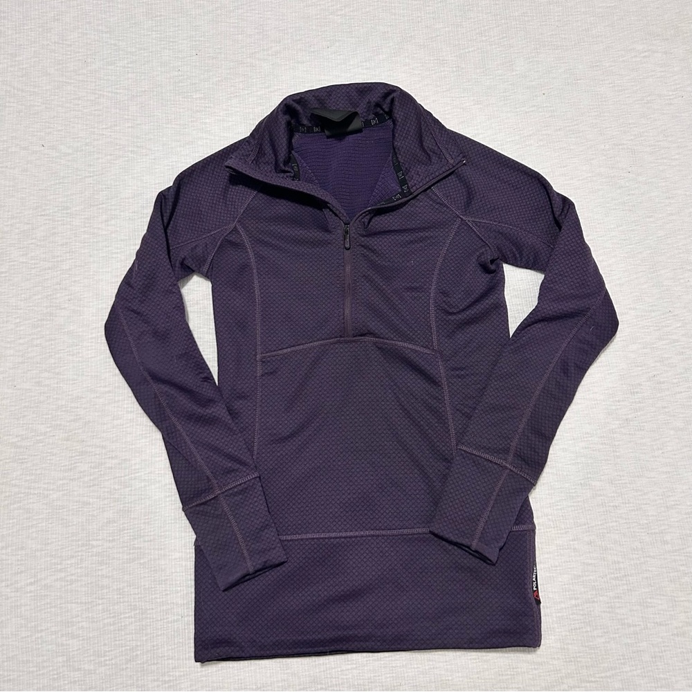 Burton Purple Quarter-Zip Pullover Jacket
